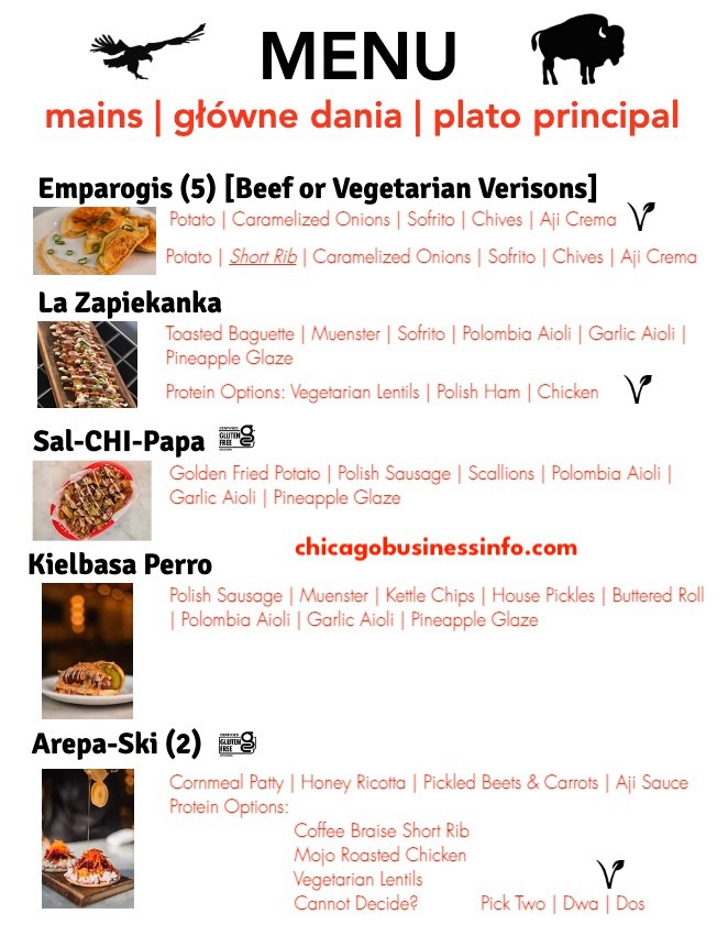 Polombia Chicago Menu 1