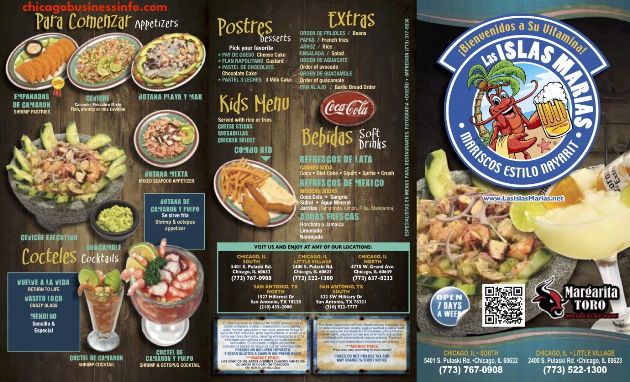 Las Islas Marias Pulaski Chicago Menu 1