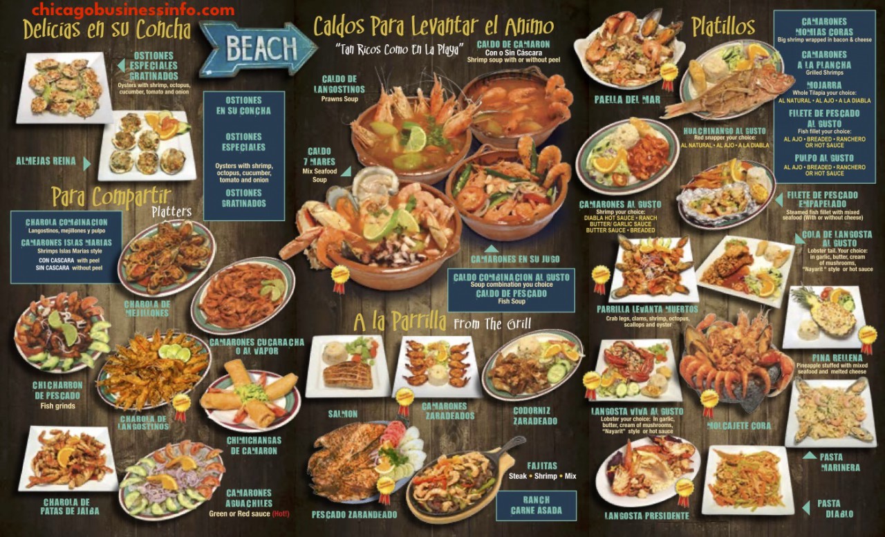 Las Islas Marias Pulaski Chicago Menu 2