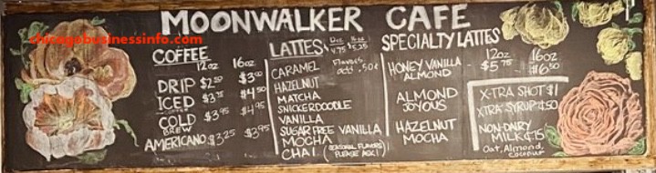 Moonwalker Cafe Chicago Menu 2