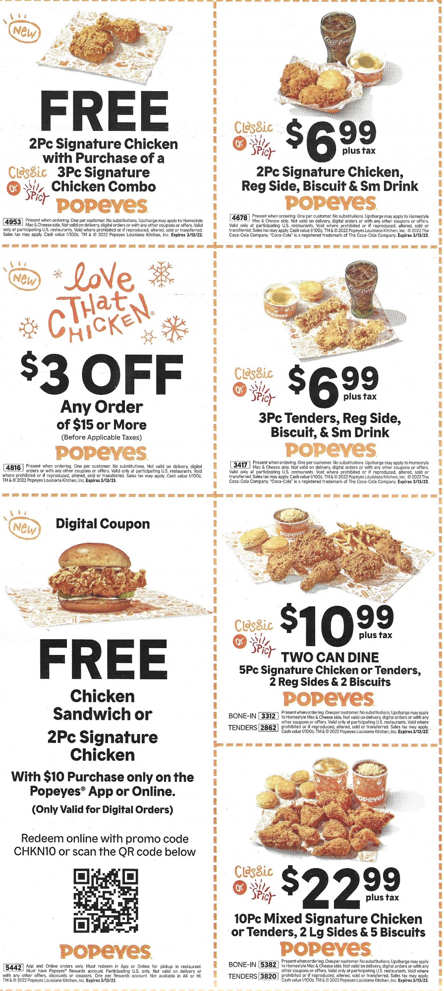 Popeyes Chicago Deals Coupons December 2022 - Expires 3/13/23
