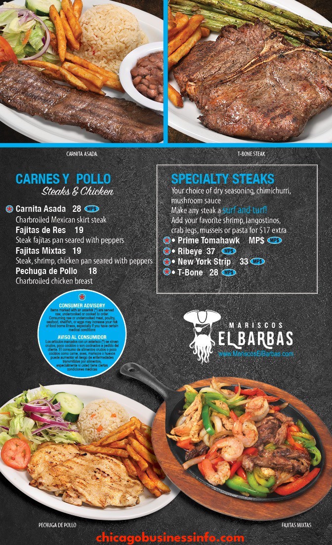 Mariscos El Barbas Chicago Menu 7