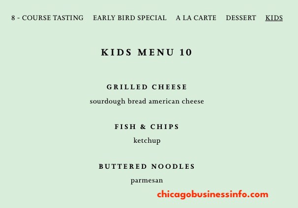 The Bristol Chicago Menu 5