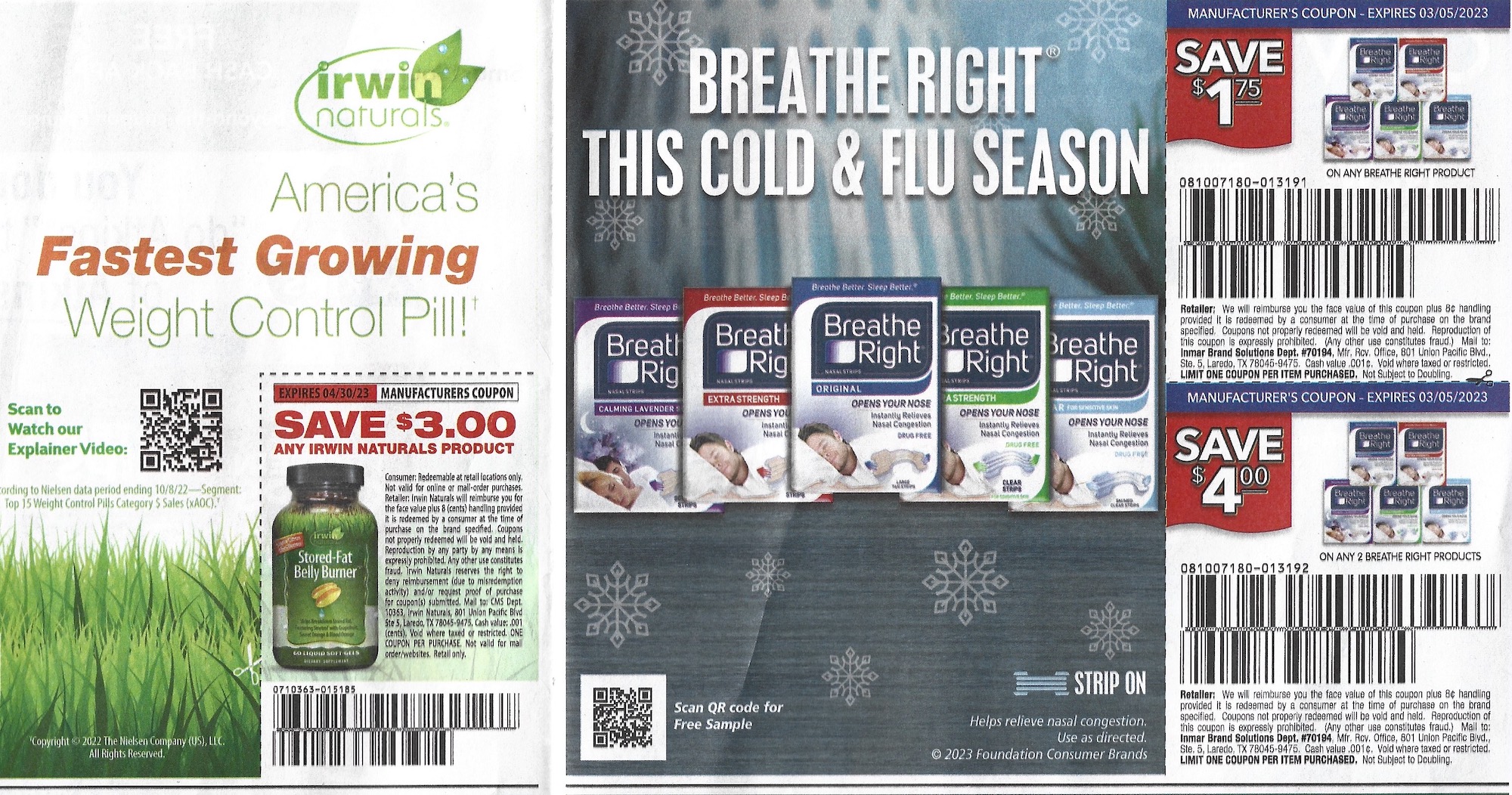 Chicago Tribune Smart Source Coupons January 08 2023 Breathe Right