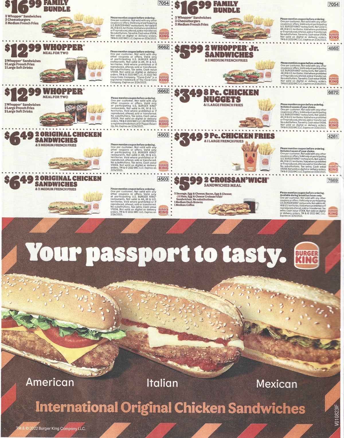 Subway Printable Coupons + QR Codes - Expires 11/26/2023