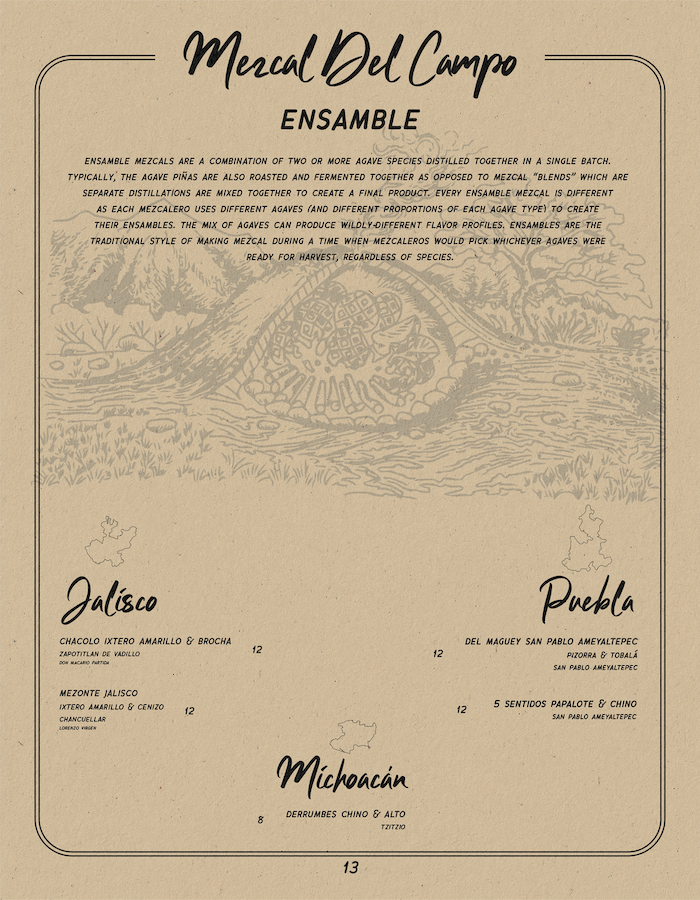 Estereo Chicago Spirits Menu 6