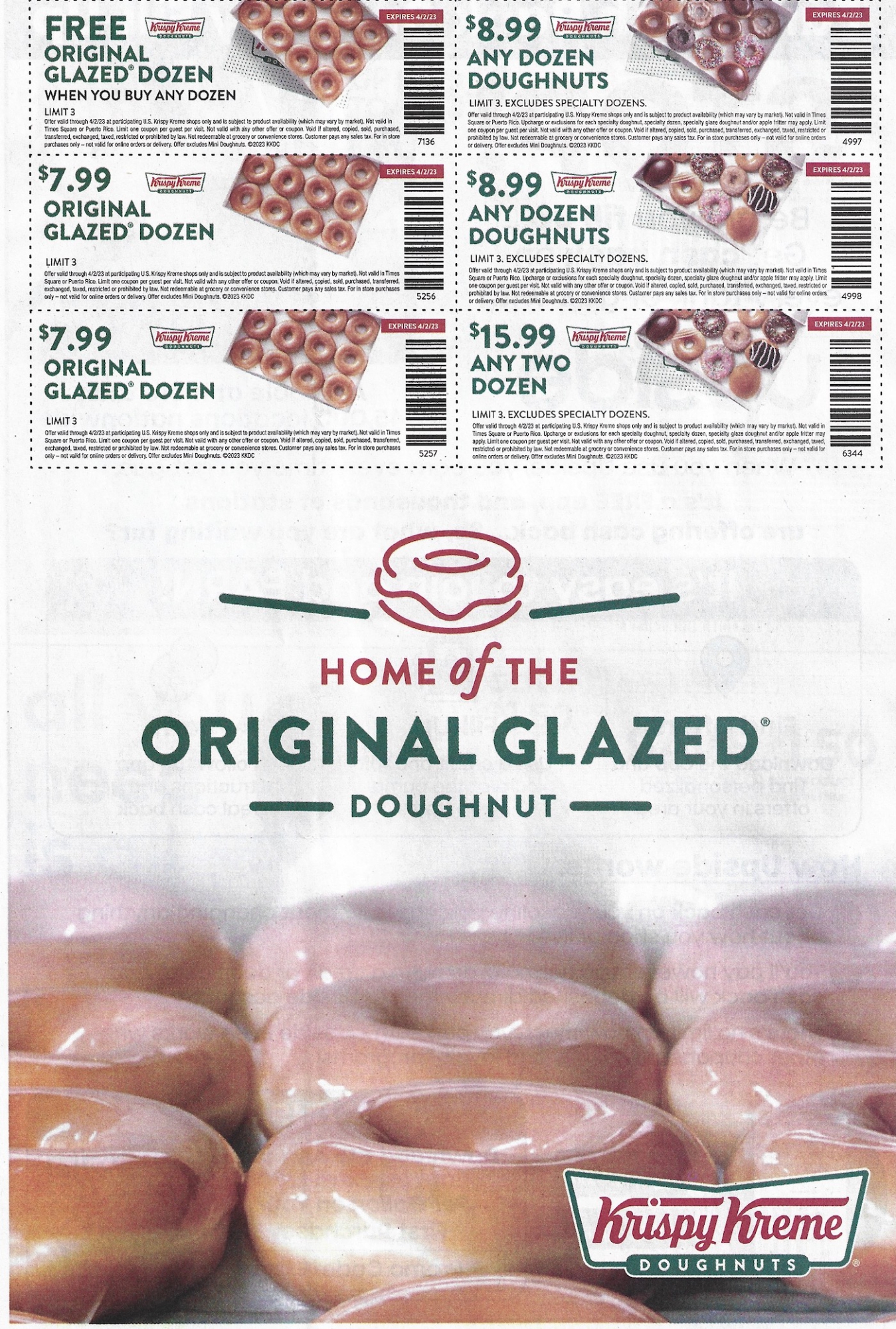 Krispy Kreme Coupons March 2023