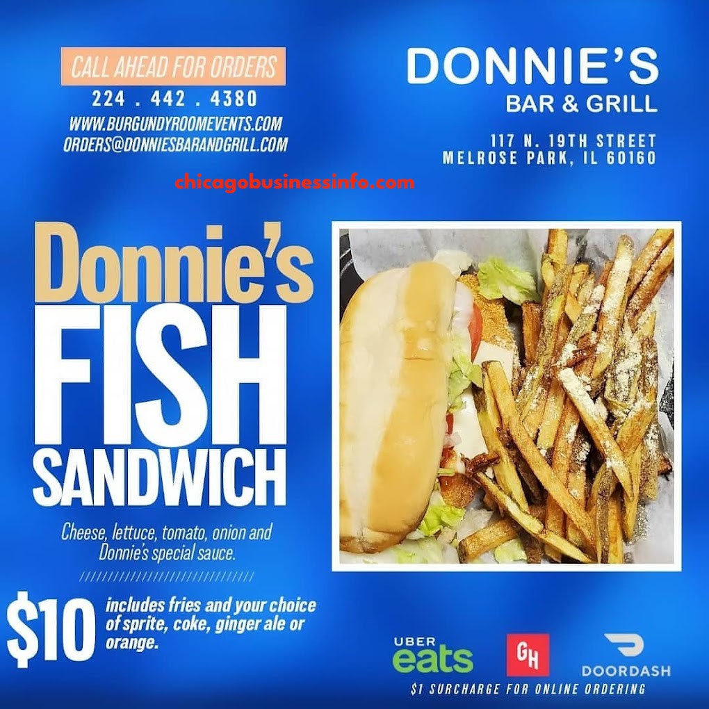 Donnie's Bar And Grill Melrose Park Menu 4