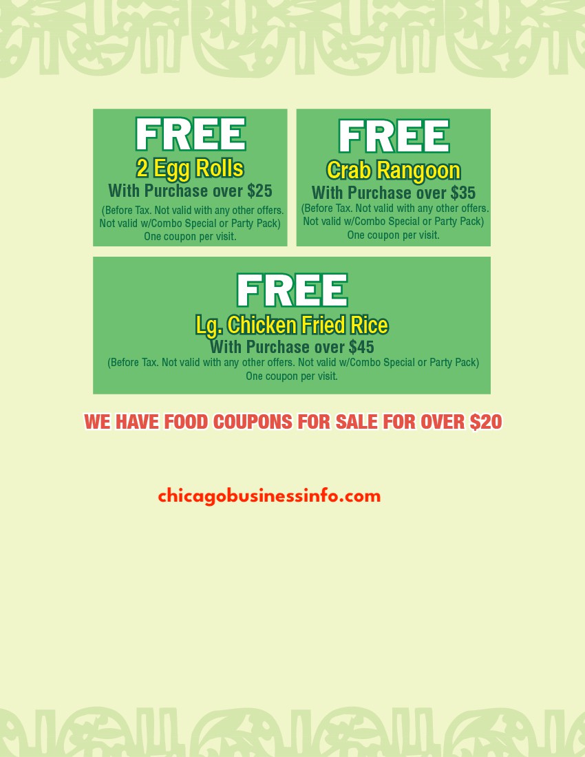 Lucky Bamboo Evergreen Park Coupons Deals