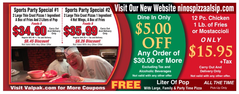 Ninos Pizza Alsip Deals Coupons 2