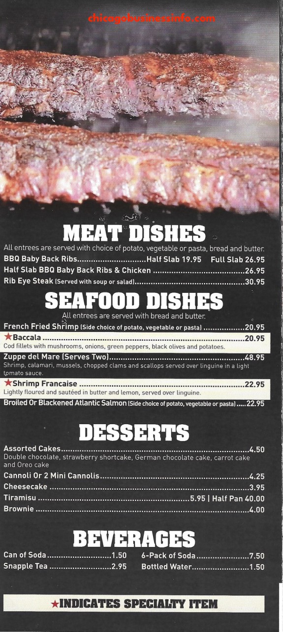 Salerno's Pizza Grand Ave Chicago Menu 5