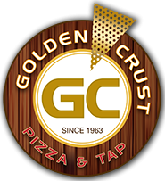 Golden Crust Pizza and Tap Chicago Logo