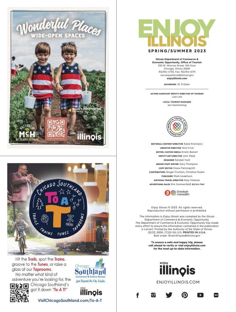 Enjoy Illinois Magazine Spring Summer 2023 Issue Page 4
