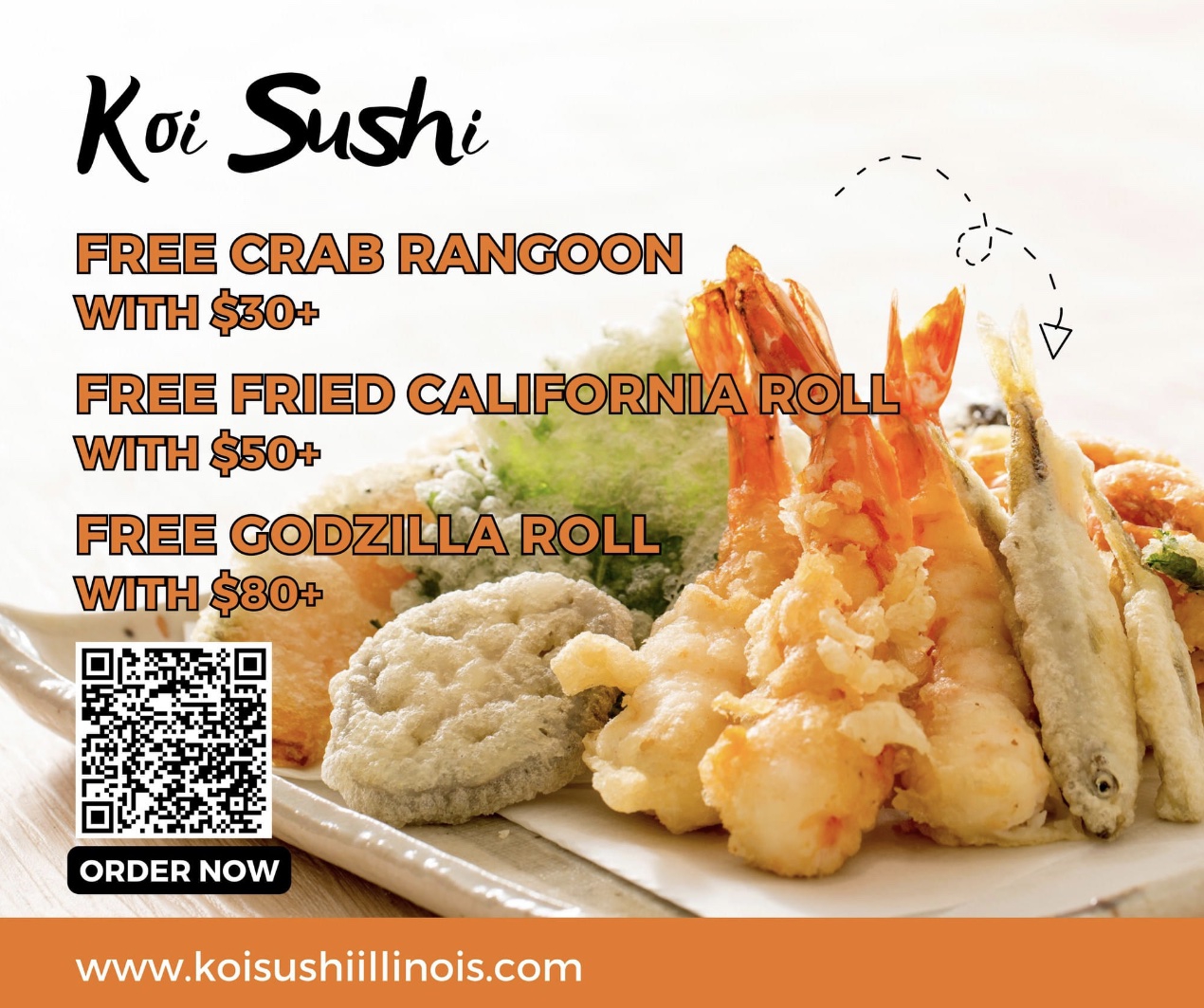 Koi Sushi Free Item Coupon