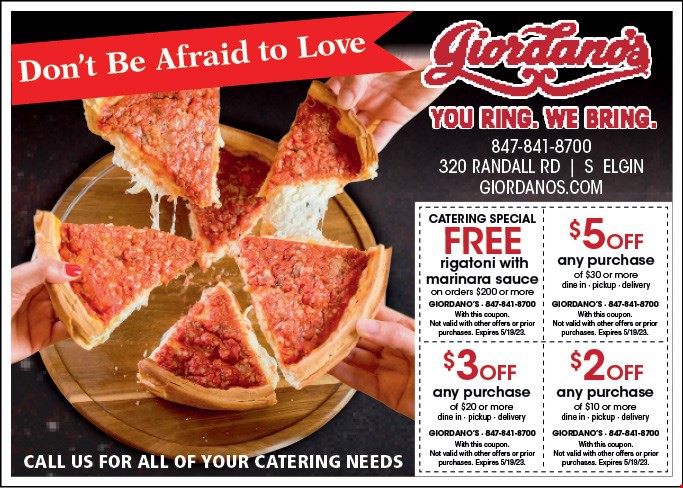Giordano's Pizza Printable Coupons - Expires 04/18/2023