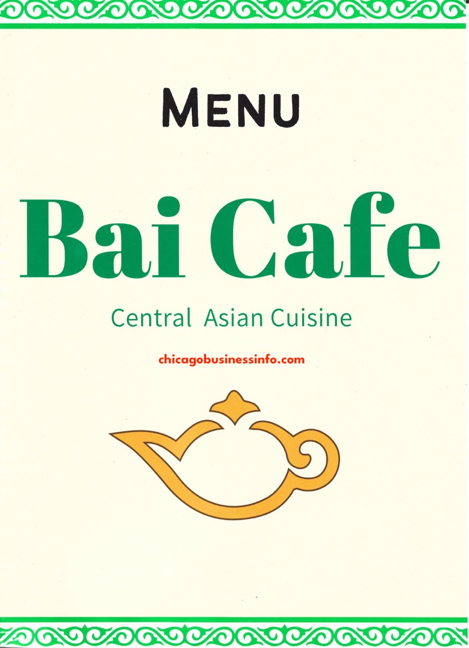 Bai Cafe Chicago Menu 1