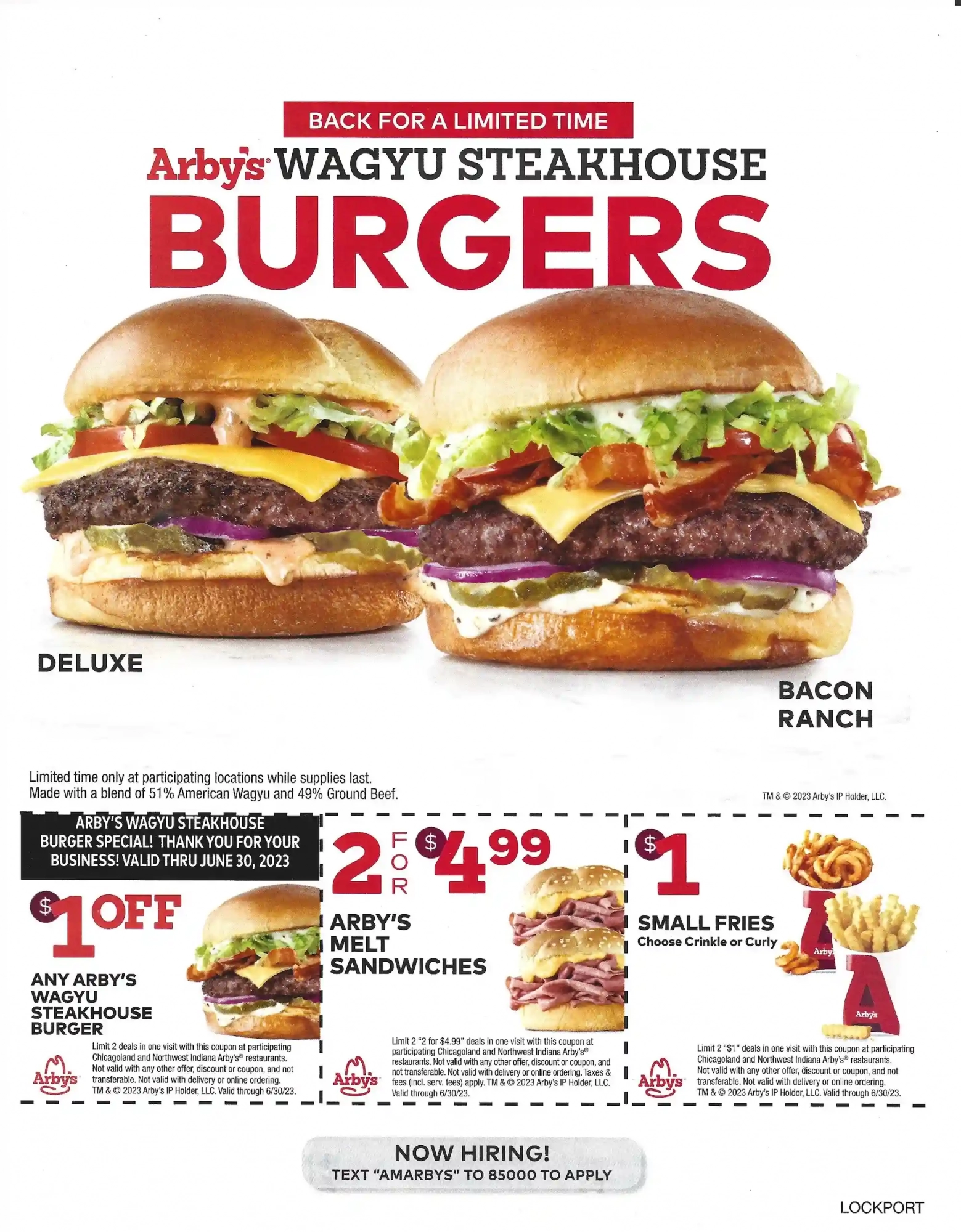 Arby's Illinois Indiana Printable Coupons - Expires 06/30/2023