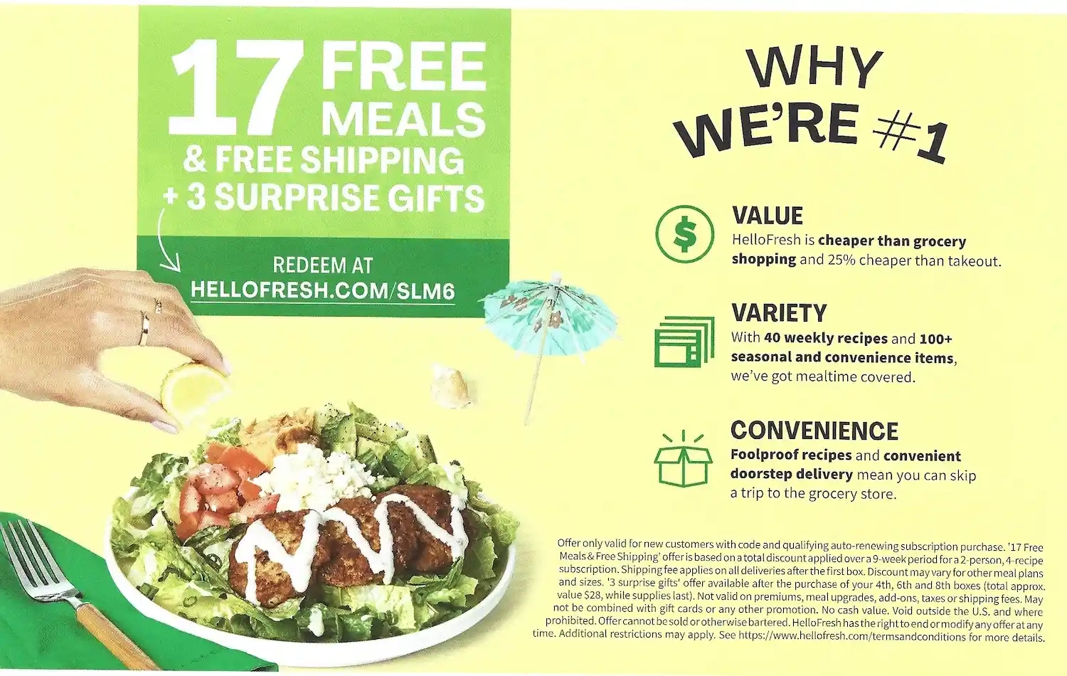 Chicago Exclusive Offers Coupons Mailer June 2023 Hello Fresh