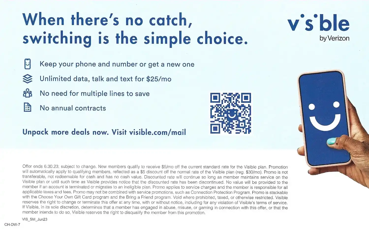 Chicago Exclusive Offers Coupons Mailer June 2023 Visible By Verizon