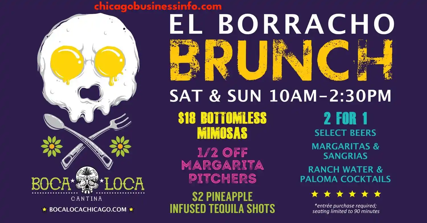 Boca Loca Chicago Brunch Specials Menu