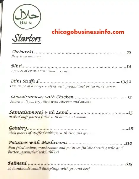 EuroAsia Restaurant Chicago Menu 2