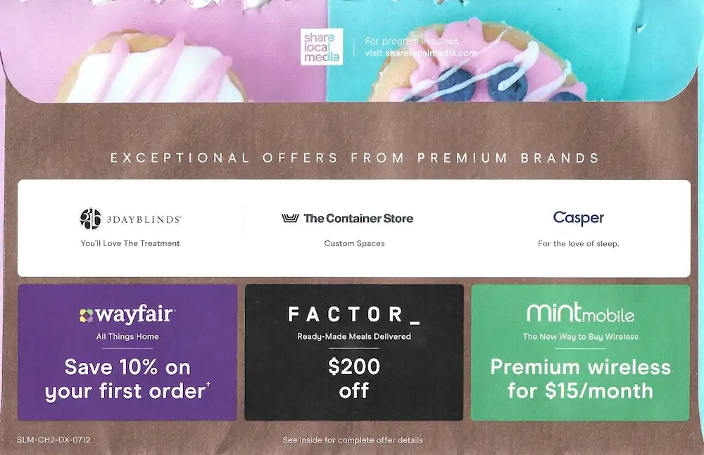 Chicago Exclusive Offers Coupons Mailer - July 2023