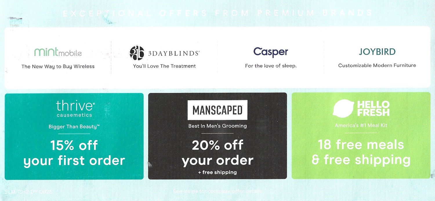 Chicago Exclusive Offers Coupons Mailer - August 2023