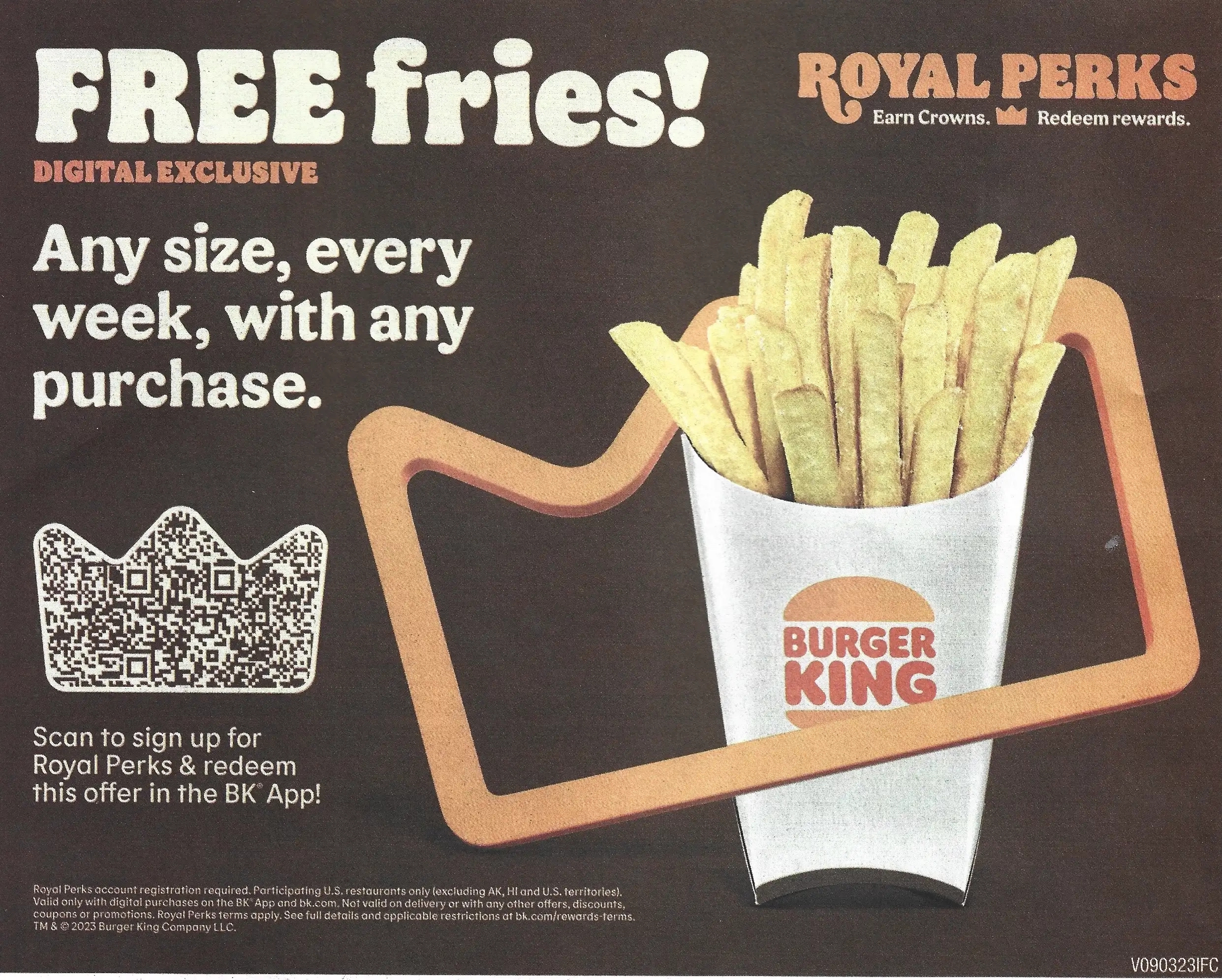 Burger King Printable Store Coupons Mailer Cover