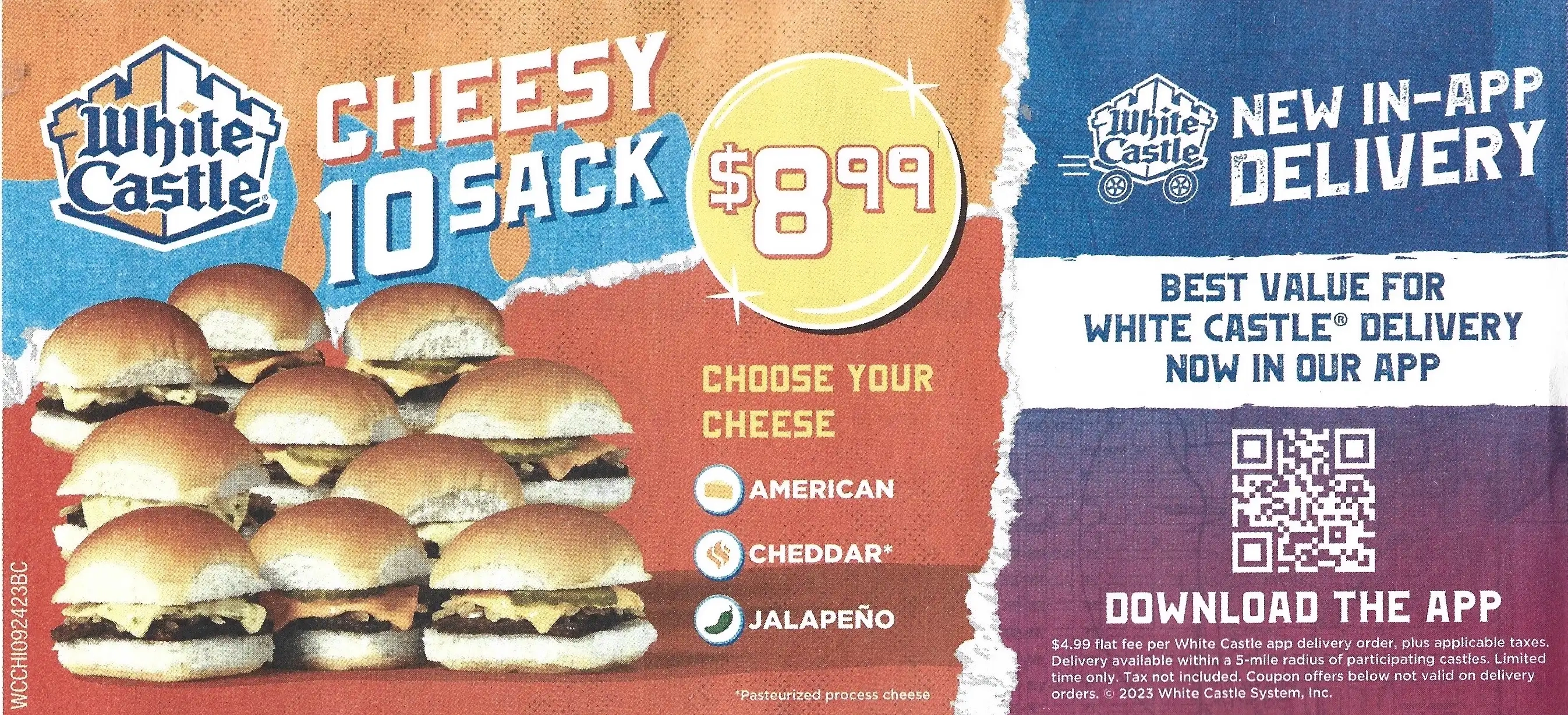 White Castle Coupons - Expires 11/30/2023