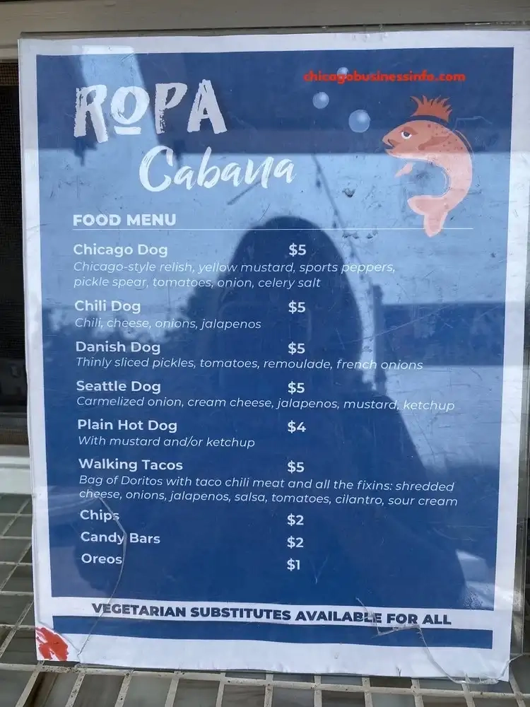 Ropa Cabana Chicago Menu 2