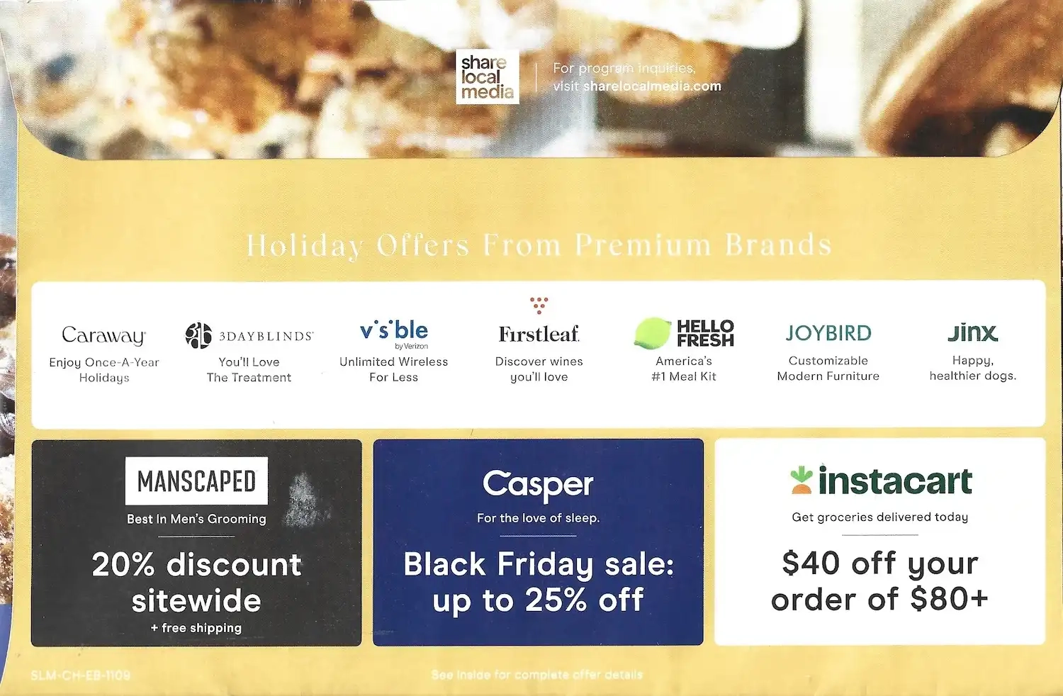 Chicago Exclusive Offers Coupons Mailer - November 2023