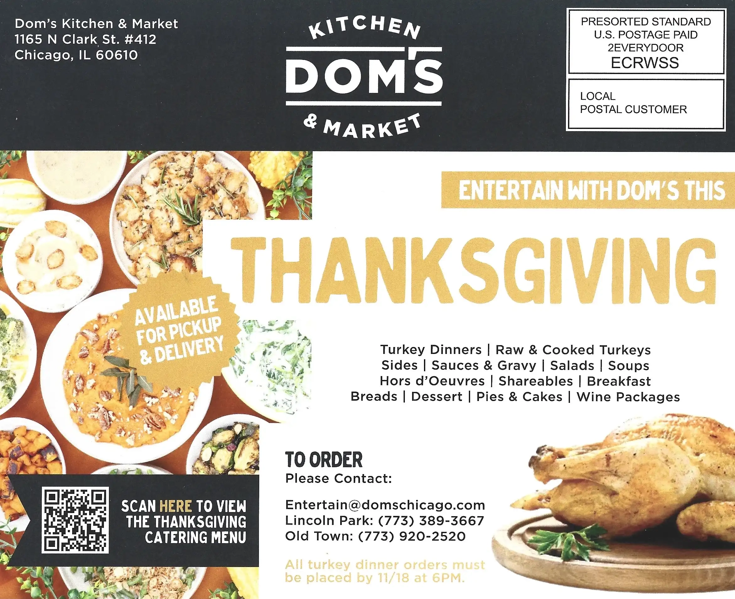 Dom's Kitchen $5 off $25 Shop In Store Coupon