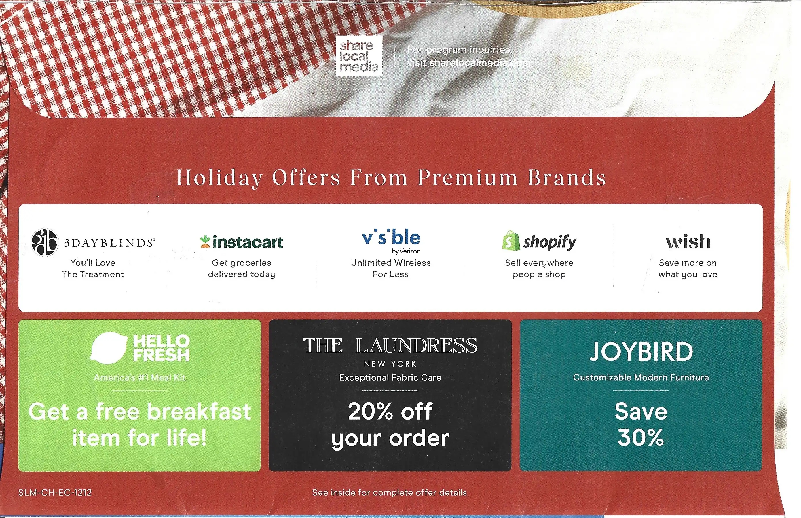 Chicago Exclusive Offers Coupons Mailer Holidays - December 2023