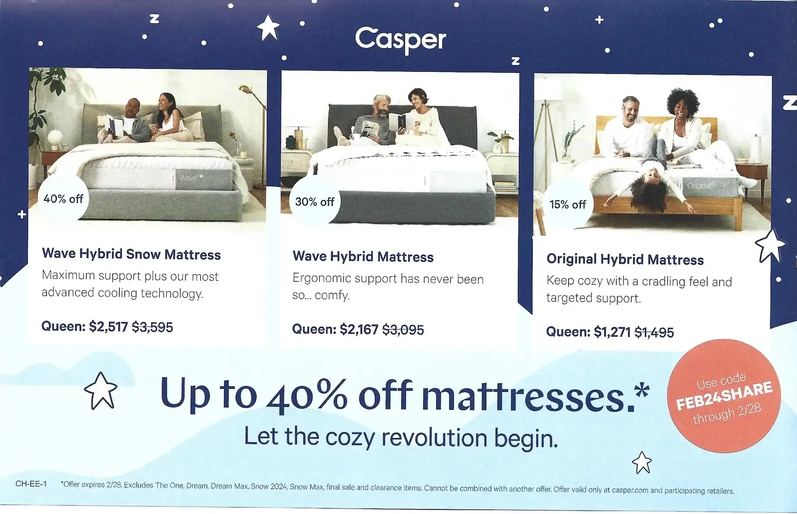Chicago Exclusive Offers Coupons Mailer January 2024 Casper