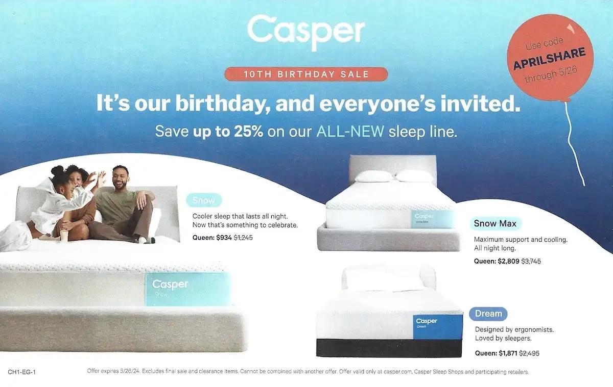 Chicago Exclusive Offers Coupons Mailer April 2024 Casper