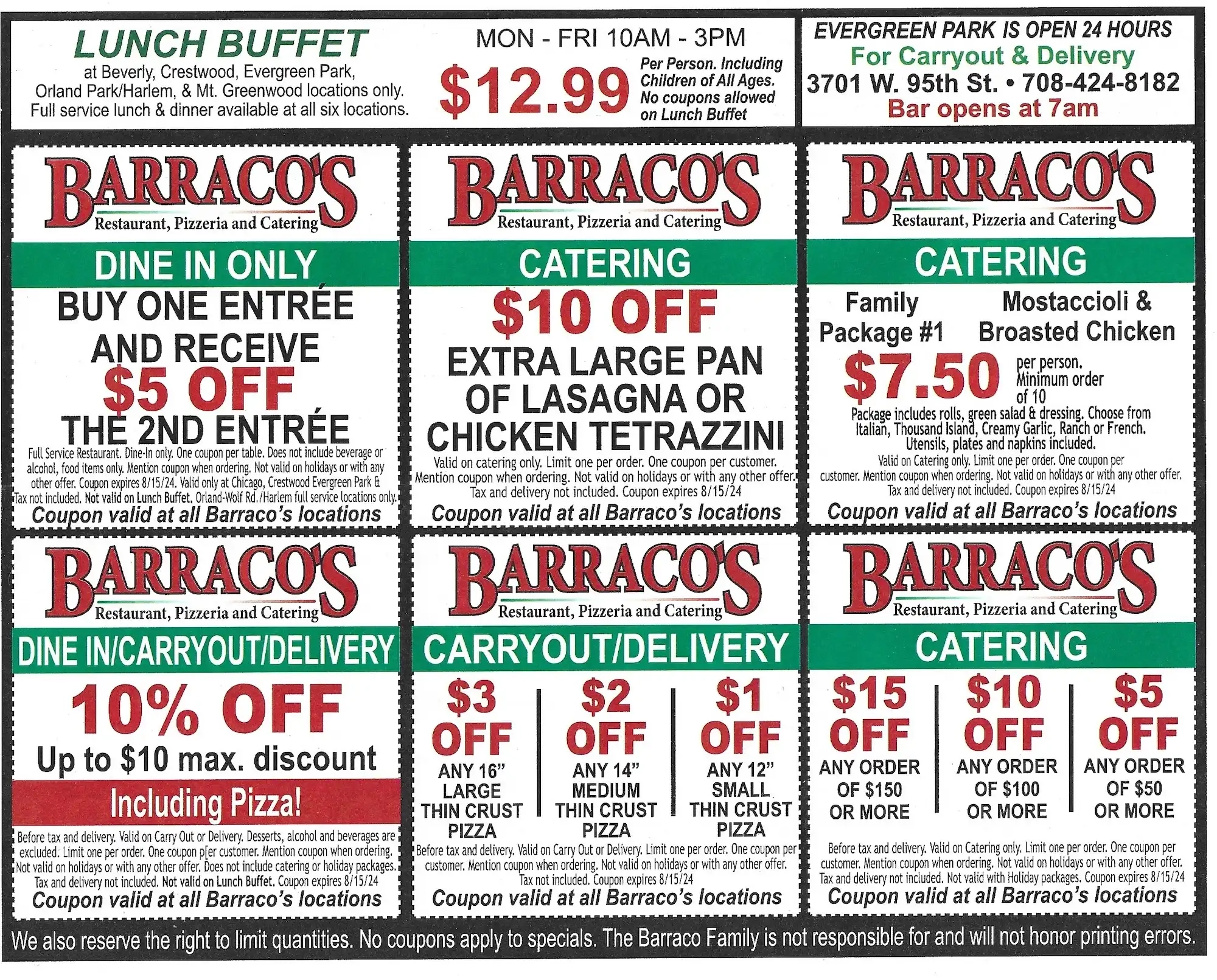 Valpak Mailer Coupons Chicago July 2024 Barracos