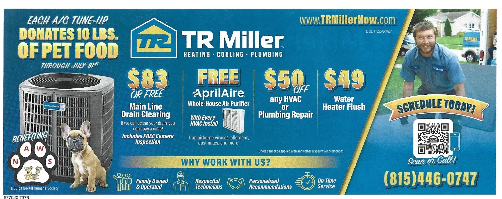 Valpak Mailer Coupons Chicago July 2024 Smithy's TR Miller