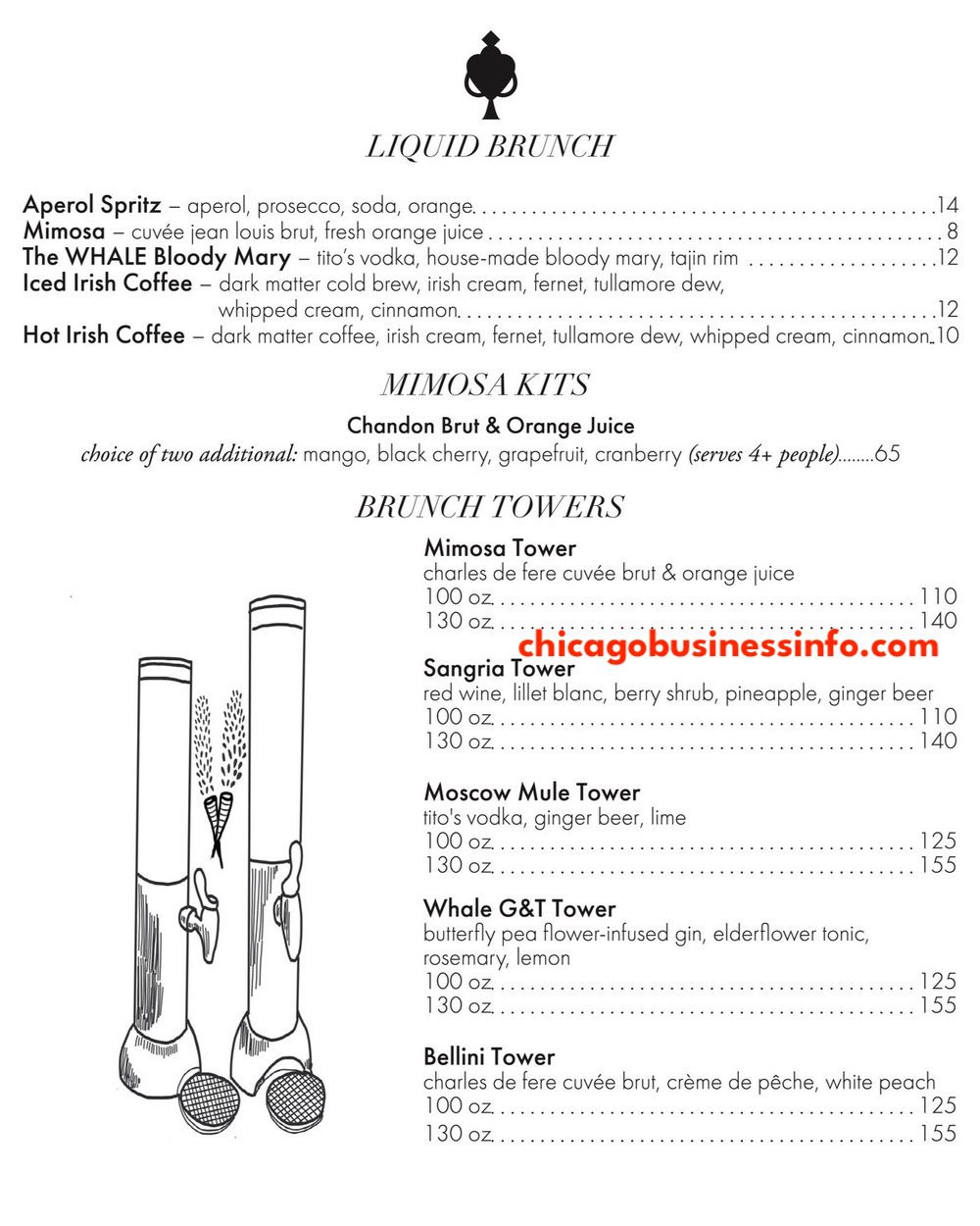The whale chicago menu brunch 1