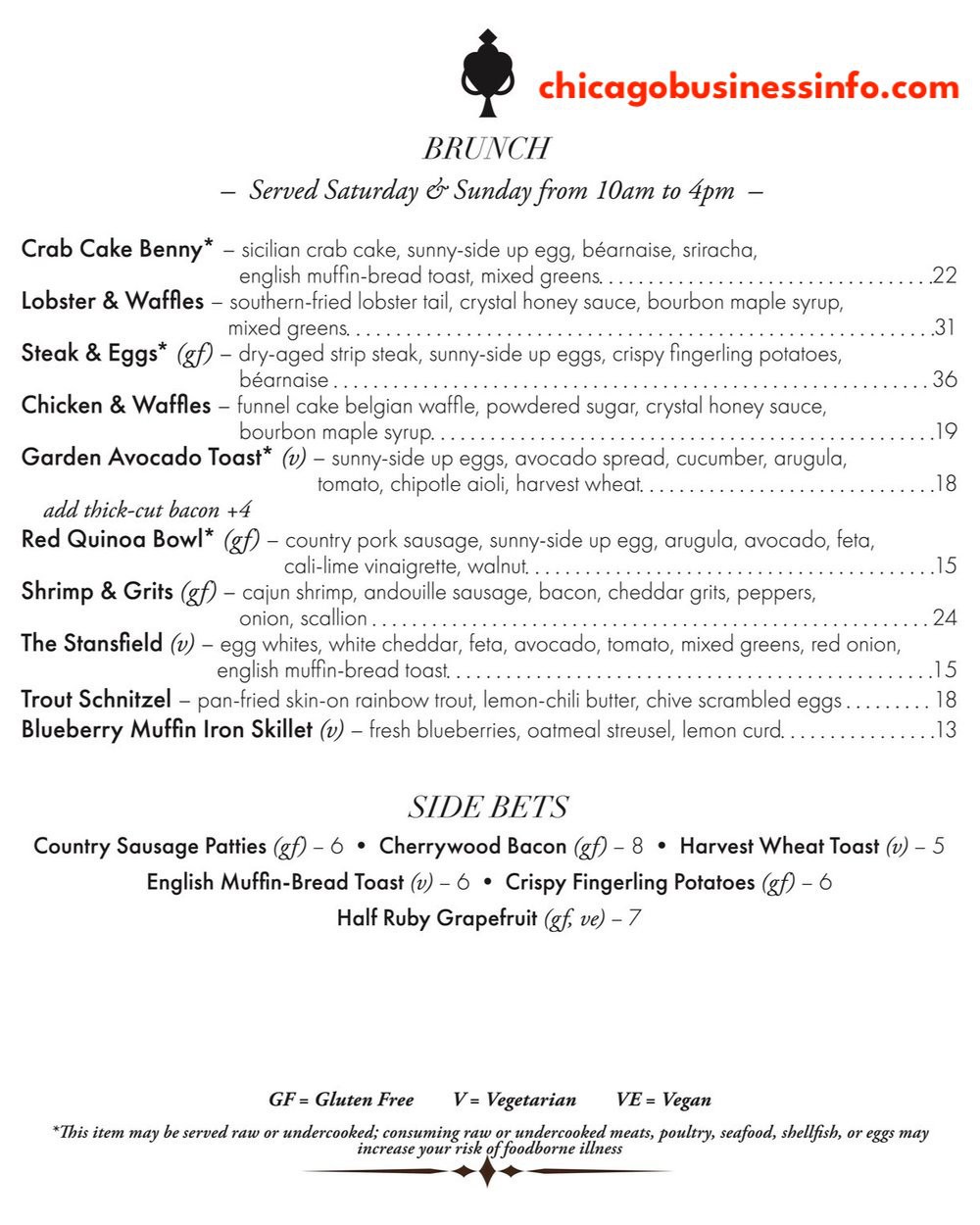 The whale chicago menu brunch 2