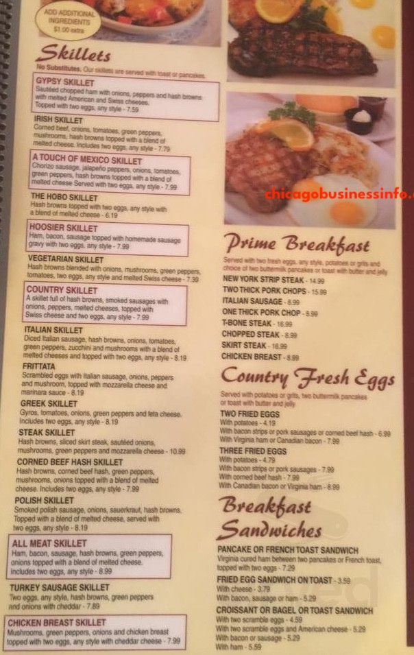 Athenas pancake restaurant menu 6