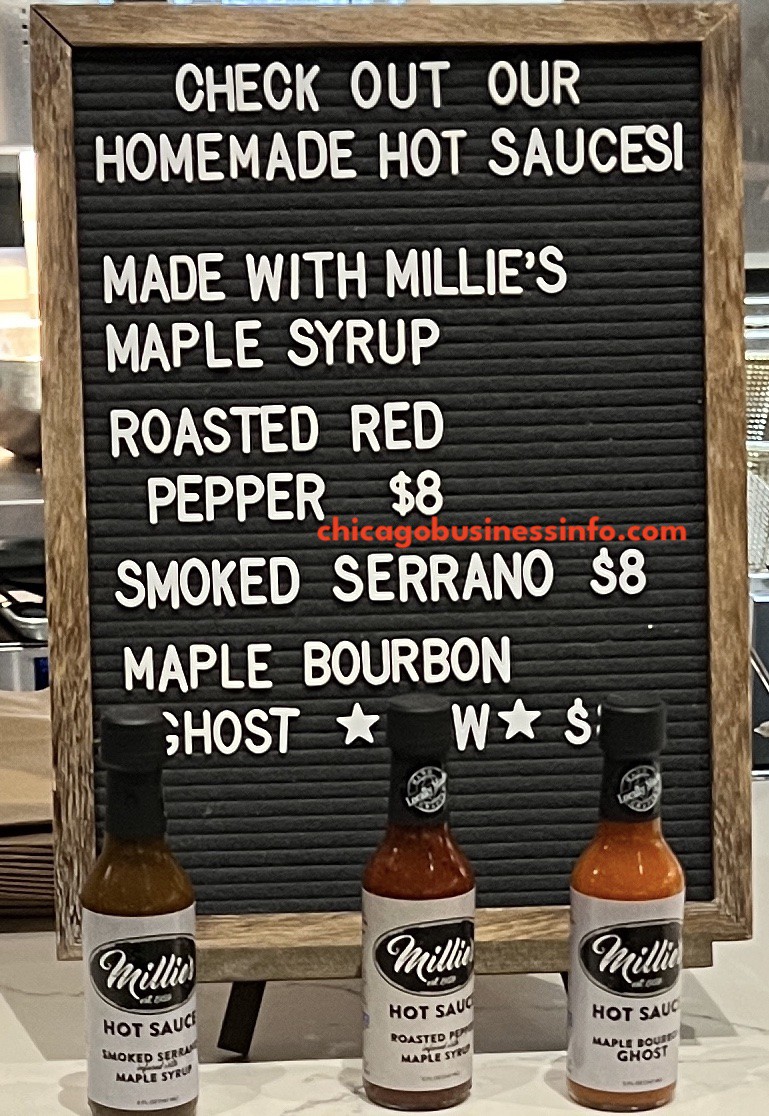 Millies old post office chicago sauces menu