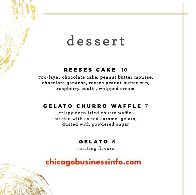 Mad social chicago dessert menu