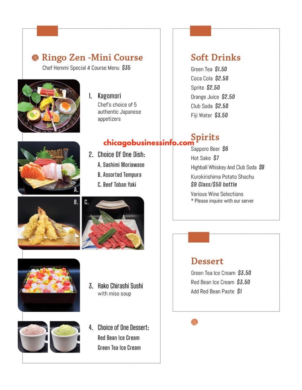 Ringo sushi chicago menu 5