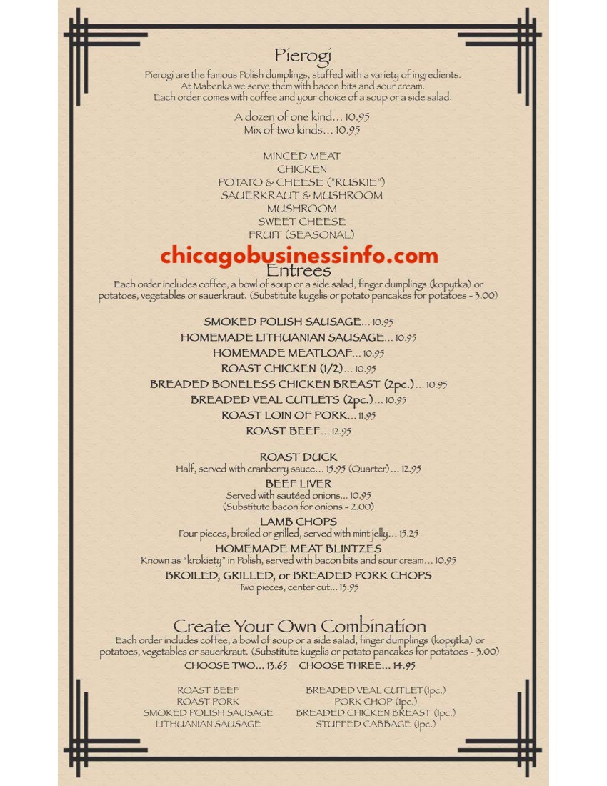 Mabenka chicago menu 7