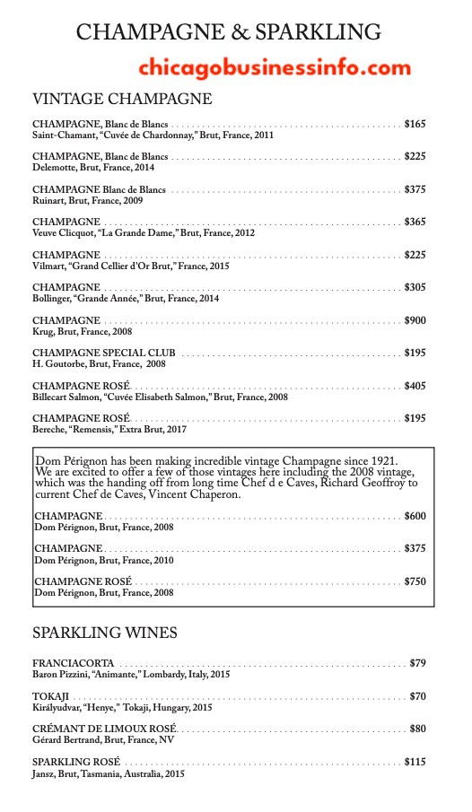 Oriole chicago wine menu 29