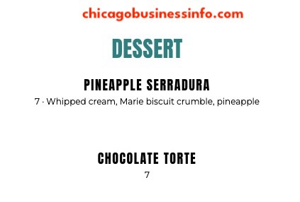 Bar goa chicago desserts menu