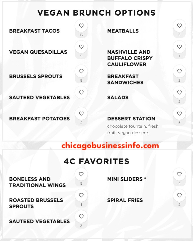 80 Proof Chicago Brunch Menu 2