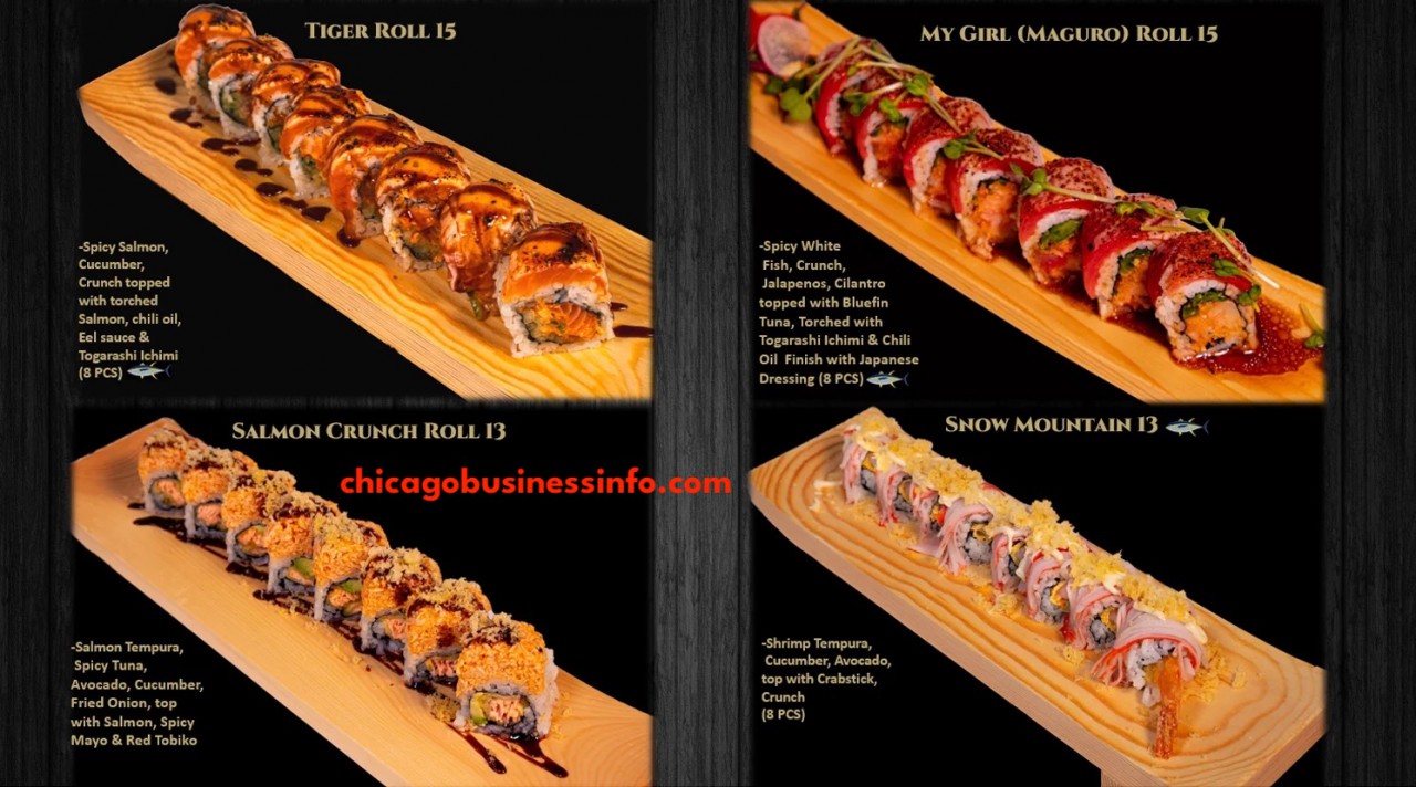 Sushi Payce Chicago All You Can Eat Specials Rolls Menu 2