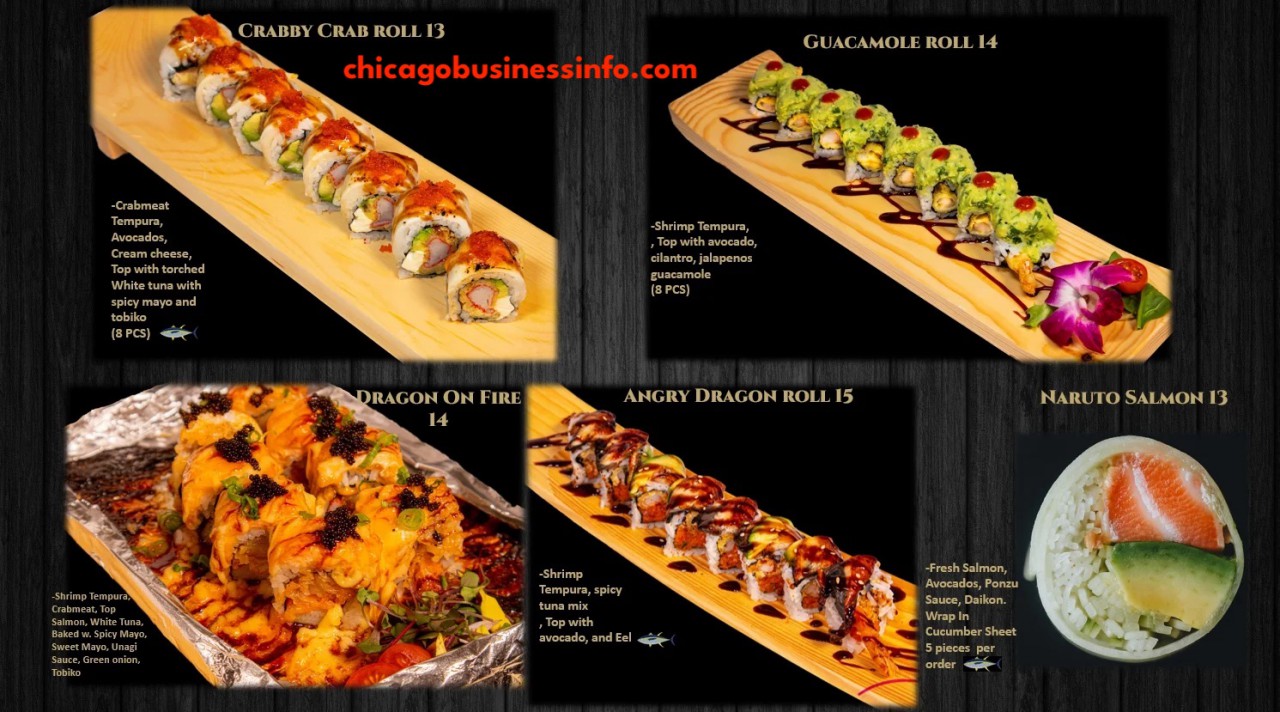 Sushi Payce Chicago All You Can Eat Specials Rolls Menu 4