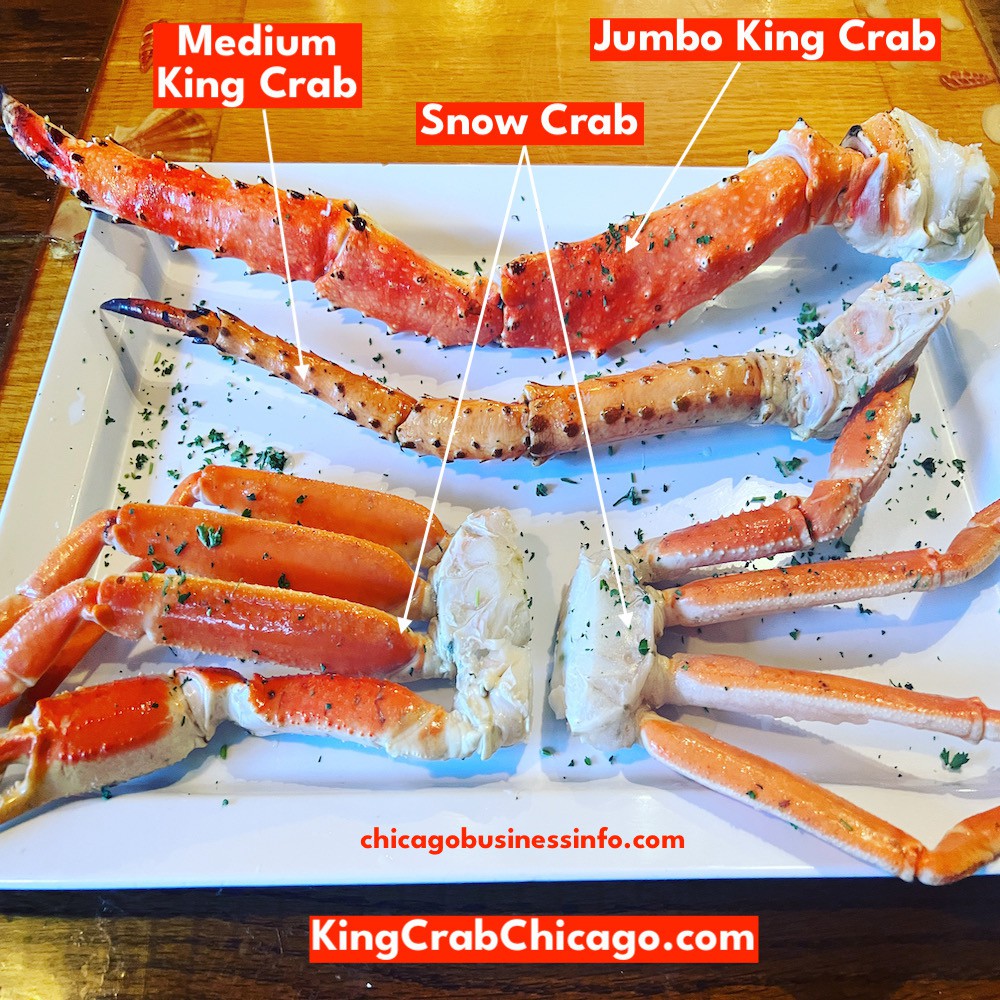 King Crab House Chicago All You Can Eat Types of Crab Legs